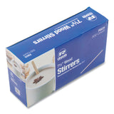 AmerCareRoyal® Wood Coffee Stirrers, 7.5" Long, 500/Box, 10 Boxes/Carton (RPPR825CT) Case of 5000