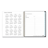 Blue Sky® Baccara Dark Monthly Planner, Floral Artwork, 10 x 8, Gray/Black/Gold Cover, 12-Month (Jan to Dec): 2026 (BLS110216) Each