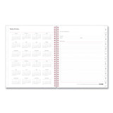 Blue Sky® Joselyn Weekly/Monthly Planner, Floral Artwork, 11 x 8.5, Pink/Peach/Black Cover, 12-Month (Jan to Dec): 2026 (BLS110394) Each