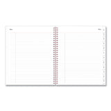 Blue Sky® Joselyn Monthly Wirebound Planner, Floral Artwork, 10 x 8, Pink/Peach/Black Cover, 12-Month (Jan to Dec): 2026 (BLS110395) Each