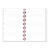 Blue Sky® Joselyn Weekly/Monthly Planner, Floral Artwork, 8 x 5, Pink/Peach/Black Cover, 12-Month (Jan to Dec): 2026 (BLS110396) Each