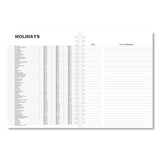 Universal® Monthly Planner, 11 x 8, Black Cover, 14-Month: Dec 2025 to Jan 2027 (UNV71001) Each