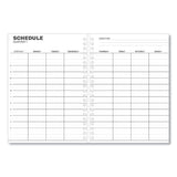 Universal® Monthly Planner, 11 x 8, Black Cover, 14-Month: Dec 2025 to Jan 2027 (UNV71001) Each