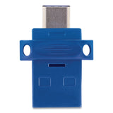 Verbatim® Store ‘n' Go Dual USB 3.0 Flash Drive for USB-C Devices, 32 GB, Blue (VER99154) Each