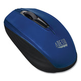 Adesso iMouse S50 Wireless Mini Mouse, 2.4 GHz Frequency/33 ft Wireless Range, Left/Right Hand Use, Blue (ADEIMOUSES50L) Each