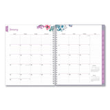 Blue Sky® Laila Create-Your-Own Cover Weekly/Monthly Planner, Wildflower Artwork, 11 x 8.5, Purple/Blue/Pink, 12-Month (Jan-Dec): 2026 (BLS137273) Each