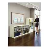 Tennsco Metal Bookcase, Two-Shelf, 34.5w x 13.5d x 28h, Black (TNNB30BK) Each