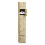Tennsco Box Compartments, Single Stack, 12w x 18d x 72h, Sand (TNNBS6121812ASD) Each