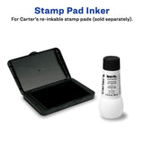 Carter's™ Neat-Flo Stamp Pad Inker, 2 oz Bottle, Black (AVE21448) Each