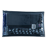 Tablemate® Table Set Rectangular Table Covers, Heavyweight Plastic, 54" x 108", Black, 6/Pack (TBL549BK) Pack of 6