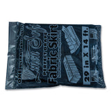 Tablemate Table Set Linen-Like Table Skirting, 29" x 14ft, Black (TBLLS2914BK) Each