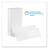 Georgia Pacific® Professional Pacific Blue Select Folded Paper Towels, 1-Ply, 9.2 x 9.4, White, 250/Pack, 16 Packs/Carton (GPC20389) Case of 4000