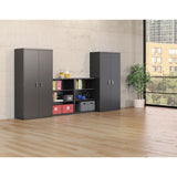 HON® Assembled Storage Cabinet, 36w x 18.13d x 71.75h, Charcoal (HONSC1872S) Each