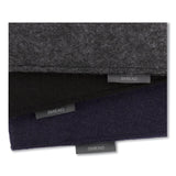 Smead™ Soft Touch Cloth Expanding Files, 2" Expansion, 1 Section, Snap Closure, Letter Size, Dark Blue (SMD70922) Each