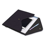Smead™ Soft Touch Cloth Expanding Files, 2" Expansion, 1 Section, Snap Closure, Letter Size, Dark Blue (SMD70922) Each