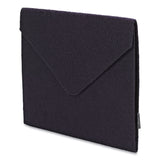 Smead™ Soft Touch Cloth Expanding Files, 2" Expansion, 1 Section, Snap Closure, Letter Size, Dark Blue (SMD70922) Each