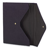 Smead™ Soft Touch Cloth Expanding Files, 2" Expansion, 1 Section, Snap Closure, Letter Size, Dark Blue (SMD70922) Each