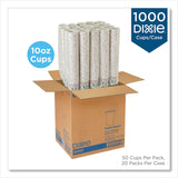 Dixie® PerfecTouch Paper Hot Cups, 10 oz, Coffee Haze Design, 50 Sleeve, 20 Sleeves/Carton (DXE92959) Case of 1000