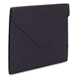 Smead™ Soft Touch Cloth Expanding Files, 2" Expansion, 1 Section, Snap Closure, Letter Size, Dark Blue (SMD70922) Each