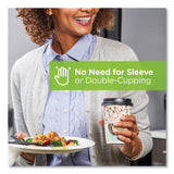 Dixie® PerfecTouch Paper Hot Cups, 16 oz, Coffee Haze Design, 50/Sleeve, 20 Sleeves/Carton (DXE5356CDCT) Case of 1000