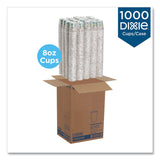 Dixie® PerfecTouch Hot Cups, 8 oz, Coffee Haze Design, Individually Wrapped, 50/Sleeve, 20 Sleeves/Carton (DXE5338CDWR) Case of 1000