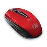 Adesso iMouse S50 Wireless Mini Mouse, 2.4 GHz Frequency/33 ft Wireless Range, Left/Right Hand Use, Red (ADEIMOUSES50R) Each