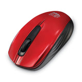 Adesso iMouse S50 Wireless Mini Mouse, 2.4 GHz Frequency/33 ft Wireless Range, Left/Right Hand Use, Red (ADEIMOUSES50R) Each