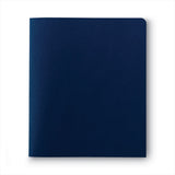 Smead™ Two-Pocket Folder, Textured Paper, 100-Sheet Capacity, 11 x 8.5, Dark Blue, 25/Box (SMD87854) 1 Pack of 25