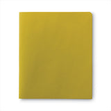 Smead™ Two-Pocket Folder, Textured Paper, 100-Sheet Capacity, 11 x 8.5, Yellow, 25/Box (SMD87862) 1 Pack of 25