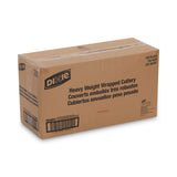 Dixie® Wrapped Tableware/Napkin Packets, Fork/Knife/Spoon/Napkin, Black, 250/Carton (DXECH56NSPC7)