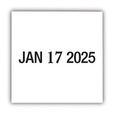 COSCO 2000PLUS® Self-Inking Heavy-Duty Line Dater with Microban, 1.25 x 0.63, Black (COS011200) Each