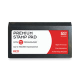 COSCO Microgel Stamp Pad for 2000 PLUS, 6.17" x 3.13", Red (COS030257)