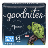 GoodNites® Male Youth Absorbent Underwear Pull On with Tear Away Seams Small / Medium Disposable Heavy Absorbency (883225_CS) 56/CS