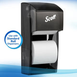 Scott® Essential Toilet Tissue White 1-Ply Standard Size Cored Roll 1210 Sheets 4 X 4-1/10 Inch (506916_RL) 1/RL