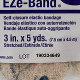 EZe-Band® LF Elastic Bandage 3 Inch X 5 Yard Double Hook and Loop Closure Tan NonSterile Standard Compression (442366_EA) 1/EA