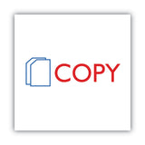 ACCUSTAMP2® Pre-Inked Shutter Stamp, Red/Blue, COPY, 1.63 x 0.5 (COS035532) Each