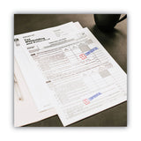 ACCUSTAMP2® Pre-Inked Shutter Stamp, Red/Blue, CONFIDENTIAL, 1.63 x 0.5 (COS035536) Each