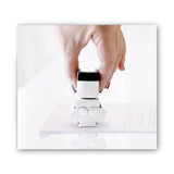 ACCUSTAMP2® Pre-Inked Shutter Stamp, Red/Blue, COMPLETED, 1.63 x 0.5 (COS035538) Each