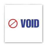 ACCUSTAMP2® Pre-Inked Shutter Stamp, Red/Blue, VOID, 1.63 x 0.5 (COS035539) Each