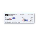 ACCUSTAMP2® Pre-Inked Shutter Stamp, Red/Blue, VOID, 1.63 x 0.5 (COS035539) Each