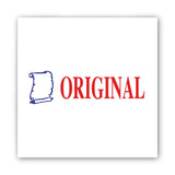 ACCUSTAMP2® Pre-Inked Shutter Stamp, Red/Blue, ORIGINAL, 1.63 x 0.5 (COS035540) Each