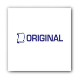 ACCUSTAMP2® Pre-Inked Shutter Stamp, Blue, ORIGINAL, 1.63 x 0.5 (COS035572) Each