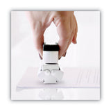 ACCUSTAMP2® Pre-Inked Shutter Stamp, Blue, ENTERED, 1.63 x 0.5 (COS035573) Each