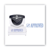 ACCUSTAMP2® Pre-Inked Shutter Stamp, Blue, APPROVED, 1.63 x 0.5 (COS035575) Each