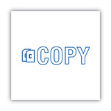 ACCUSTAMP2® Pre-Inked Shutter Stamp, Blue, COPY, 1.63 x 0.5 (COS035581) Each