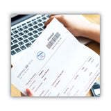 ACCUSTAMP® Pre-Inked Round Stamp, ENTERED, 0.63" dia, Blue (COS035656) Each