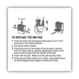 COSCO 2000PLUS® Replacement Ink Pad for 2000PLUS 1SI30PGL, 1.94" x 0.25", Red (COS065470) Each