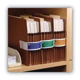 Smead™ Viewables Pocket Label Pulls, 1.63 x 10.13, White, 5/Sheet, 9 Sheets/Pack (SMD68001) Pack of 45