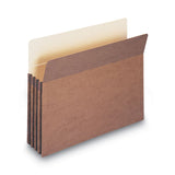 Smead™ Redrope Drop Front File Pockets, 3.5" Expansion, Letter Size, Redrope, 50/Box (SMD73805) Pack of 50