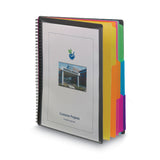 Smead™ Poly Project Organizer, 12 Letter-Size Sleeves, Gray with Bright Pockets (SMD89207) Each